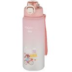 Vagonlife 2352 Soft-Touch Sevimli Hayvan Figürlü Matara 800 ml Pembe