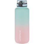 Vagonlife 3056 1500 ml Mint Yeşili Pembe Tritan Matara