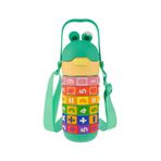 Vagonlife 430 ML Pipetli Çelik Termos Askılı Matematiği Sevdiren Su Matarası -FFVGN30031-430ML Yeşil