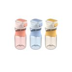 Vagonlife 450ml Pipetli Tritan Su Matarası Sarı-Mavi-Turuncu VGN030 sari