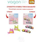 Vagonlife 4'lü Saç Toka Seti Önce Birleştir,sonra Tak (2 Paket 4 Adet Gönderilir) Yapı Toka Seti Ff - 7101-7133