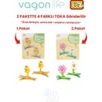 Vagonlife 4'lü Saç Toka Seti Önce Birleştir,sonra Tak (2 Paket 4 Adet Gönderilir) Yapı Toka Seti Ff - 7110-7132