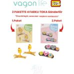 Vagonlife 4'lü Saç Toka Seti Önce Birleştir,sonra Tak (2 Paket 4 Adet Gönderilir) Yapı Toka Seti Ff - 7110-7133