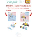 Vagonlife 4'lü Saç Toka Seti Önce Birleştir,sonra Tak (2 Paket 4 Adet Gönderilir) Yapı Toka Seti Ff - 7115-7135