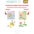 Vagonlife 4'lü Saç Toka Seti Önce Birleştir,sonra Tak (2 Paket 4 Adet Gönderilir) Yapı Toka Seti Ff - 7116-7132