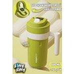 Vagonlife 600 ML LED Sıcaklık Göstergeli Akıllı Çelik Termos Kulplu -Kahve Bardağı-Mug-FFVGN2009