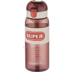Vagonlife 600 ml Rahat Içim Pipetsiz Kulplu Kaydırmaz Gövde Su Matarası - Kırmızı