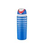 Vagonlife 600ml Pipetli/Pipetsiz Kullanım 6 Saat Sıcak/Soğuk El Askılı Paslanmaz Çelik Termos (Lacivert Yıldız)