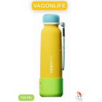 Vagonlife 750 ml Canlı Renkler Bilek Askılı Paslanmaz Çelik Termos - Sarı