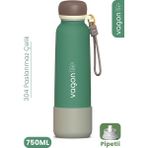 Vagonlife 750 ml Pipetli Sızdırmaz Paslanmaz Çelik Termos Matara El Askılı Bpa Içermez 750ML 1106FF - Yeşil