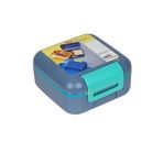 Vagonlife Bento 1000ml Lunchbox Tek Katlı Bölmesiz PP Plastik Küçük Sefer Tası Yemek Kutusu (Mavi)