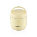Vagonlife Bento 1200ml Lunchbox 1 Kaseli 4-6 Saat Sıcak/Soğuk Termos Özellikli Çelik Sefer Tası Yemek Kutusu (Sarı)