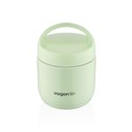 Vagonlife Bento 1200ml Lunchbox 1 Kaseli 4-6 Saat Sıcak/Soğuk Termos Özellikli Çelik Sefer Tası Yemek Kutusu (Yeşil)