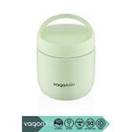Vagonlife Bento 1200ml Lunchbox Yeni Koleksiyon 1 Kaseli 4-6saat Termos Özellikli Çelik Sefertası Yemek Kutusu Yeşil