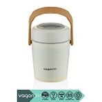Vagonlife Bento 1600ml Lunchbox Yeni Koleksiyon 2 Kaseli 4-6saat Termos Özellikli Çelik Sefertası Yemek Kutusu Beyaz