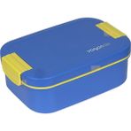 Vagonlife Bento 1750ML Lunchbox Yeni Koleksiyon Tek Katlı 2 Bölmeli Pp Plastik Sefer Tası Yemek Kutusu - Mavi