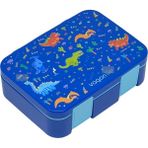 Vagonlife Bento 700ML Lunchbox Yeni Koleksiyon Tek Katlı 3 Bölmeli Abs Plastik Çocuk Sefer Tası Yemek Kutusu - Lacivert