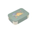 Vagonlife Bento 900ml Lunchbox Tek Katlı 2 Bölmeli PP Plastik Çocuk Sefer Tası Yemek Kutusu (Yeşil)