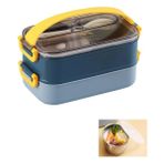 Vagonlife Bento Lunch Box Ofis-Okul Için Yeni Nesil Sefer Tası -Çorba Kaseli Model-Paslanmaz Çelik (Yurt Dışından) - Lacivert