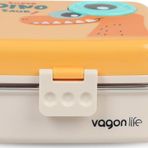 Vagonlife Beslenme Kutusu Lunch Box Paslanmaz Çelik 1120 Ml Bl10082-S (Karışık Renk 1 Adet)