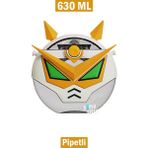Vagonlife Cocosmile Özel Kutulu 630 ml Pipetli Robot Temalı Tritan Su Matarası Boyun Askılı - Beyaz