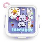 Vagonlife Çocuk Beslenme Kutusu Paslanmaz Çelik - 600 ml Lunch Box - Pembe