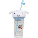 Vagonlife Crayon Shinchan Pipetli Matara 500 ml - Beyaz