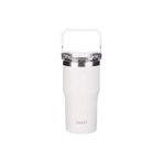 Vagonlife Dıller Çelik Pipetli / Pipetsiz Kullanım Tutma Saplı Matara/termos D9168 620ML Whıte - Beyaz - 1 Adet
