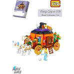 Vagonlife FFLZ-1134 LOZ Creative Serisi Kabak Arabası 839 Parça Oyuncak Yapım Seti