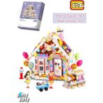 Vagonlife FFLZ-1224 LOZ Creative Serisi Tatlı Hikaye Mağazası 781 Parça Oyuncak Yapım Seti