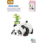 Vagonlife FFLZ-8804 Loz Micro Block Serisi Panda 340 Parça Oyuncak Yapım Seti