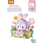 Vagonlife FFLZ-8805 LOZ Micro Block Serisi Sevimli Tavşan 400 Parça Oyuncak Yapım Seti