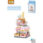 Vagonlife FFLZ-8813 Loz Micro Block Serisi Dondurma Dükkanı 400 Parça Oyuncak Yapım Seti