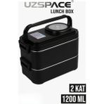 Vagonlife Içi Çelik Saklama Kabı 1200 ml VGN8023 Siyah - Renkli