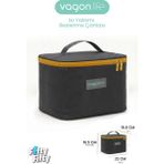 Vagonlife Isı Yalıtımlı Termal Yemek Beslenme Çantası Mama Taşıma Termos Çanta Sıcak ve Soğuk Cepli -FFVGNB1062 - Antrasit