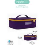 Vagonlife Isı Yalıtımlı Termal Yemek Beslenme Çantası Mama Taşıma Termos Çanta Sıcak ve Soğuk -FFVGNB1060 - Mor