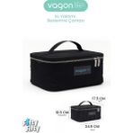 Vagonlife Isı Yalıtımlı Termal Yemek Beslenme Çantası Mama Taşıma Termos Çanta Sıcak ve Soğuk -FFVGNB1061 - Siyah