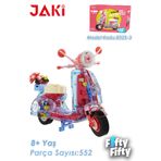 Vagonlife Jaki Maker Pop Süper Havalı Motosiklet -JK8325-3 552 Parça Oyuncak Yapım Seti