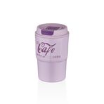 Vagonlife SHOTAY - Stainless Steel (Paslanmaz Çelik) Mug Kahve Bardağı 450 ml (Lila)
