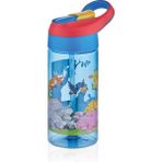 Vagonlife Silikon Pipetli Çocuk Matarası Tritan 500 ml - Mavi