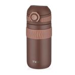 Vagonlife T-2006 450 ml Çikolata Kahve Çift Yalıtımlı Paslanmaz Çelik Termos