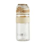 Vagonlife TKK 550 ML Rahat İçim (U Ağızlı) Bpa İçermeyen Taşıma Kulplu Tritan Su Matarası FFTKK1016-550ML Kahverengi