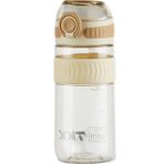 Vagonlife Tkk 550 ml Rahat Içim U Ağızlı Bpa Içermeyen Taşıma Kulplu Tritan Su Matarası - Kahverengi