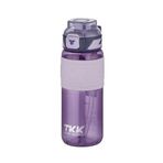 Vagonlife TKK 600 ML Çift Kullanım Pipetli/Rahat içim Bpa İçermeyen Tritan Su Matarası TKK600ML1019 Mor