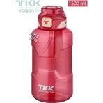 Vagonlife TKK T-1021 Pipetli Filtreli Tritan Matara 1500 ml Kırmızı