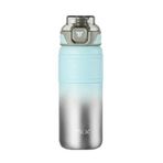 Vagonlife Tkk T2022 500Ml Süzgeçli Pipetli Mavi Çelik Matara
