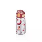Vagonlife Tkk T3002 500Ml Pipetli Kırmızı Astronot Desenli Tritan Matara