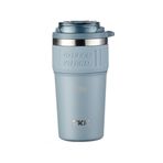 Vagonlife TKK Yeni Koleksiyon 630ml Pipetli / Pipetsiz Kullanım Askılı Paslanmaz Çelik Termos Kahve Mug Matara