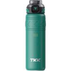 Vagonlife Tkk Yeni Koleksiyon 900ML Filtreli Pipetli / Pipetsiz Kullanım Askılı Paslanmaz Çelik Termos Matara - Koyu Yeşil