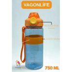 Vagonlife Tritan 750 Ml Matara Bilek Askı-Kaydırmaz Slikon Gövde